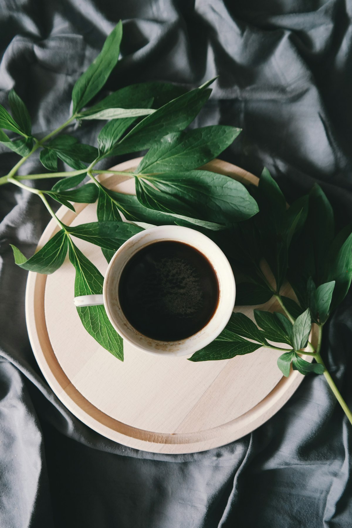 Coffee on marble